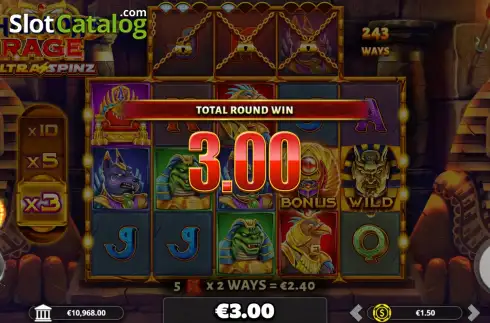 Скрин3. Pharaoh's Rage UltraSpinz слот