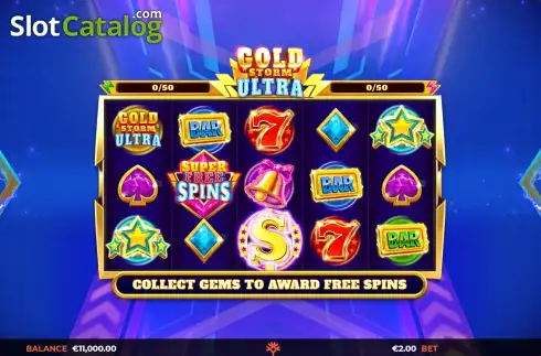 Скрин2. Goldstorm Ultra слот