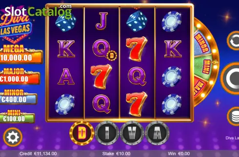 Скрин2. Diva Las Vegas слот
