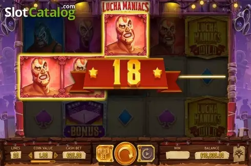 Скрин5. Lucha Maniacs слот