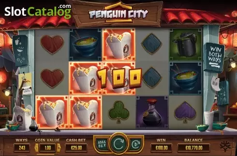 Скрин5. Penguin City слот