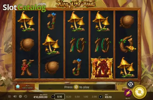 Скрин2. King of the Woods слот