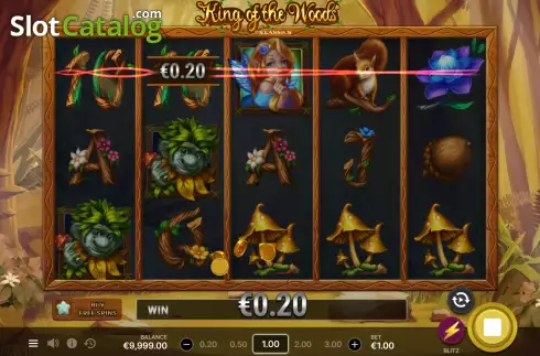 Скрин3. King of the Woods слот