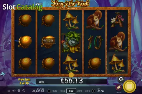 Скрин7. King of the Woods слот