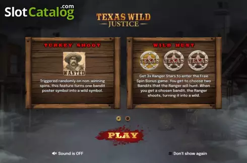 Скрин2. Texas Wild Justice слот