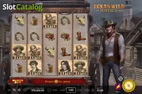 Скрин3. Texas Wild Justice слот