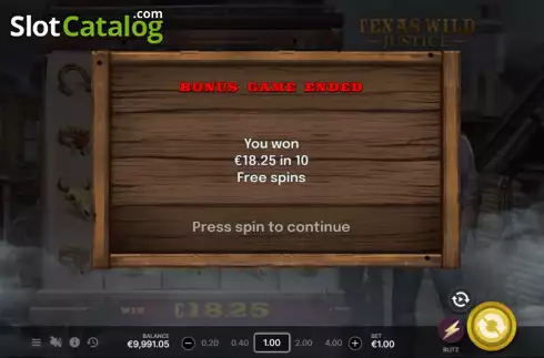 Скрин7. Texas Wild Justice слот