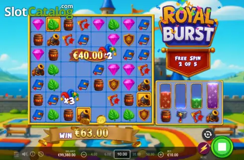 Скрин3. Royal Burst слот