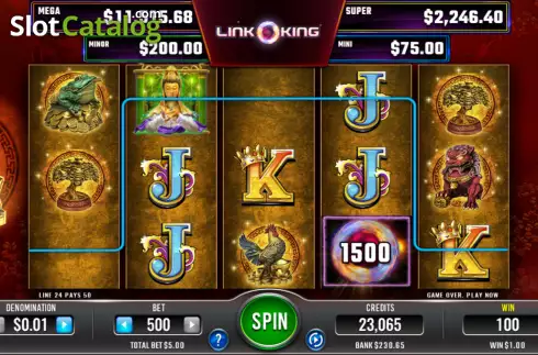Скрин4. Link King Kuan Kung Gold слот