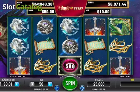 Скрин2. Link Me Warrior Angels слот