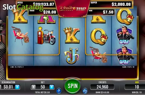 Скрин3. Link Me Rock Ups! слот
