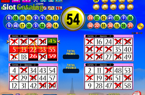 Скрин3. Last Bingo in Paris слот