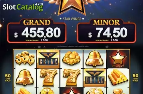 Скрин2. Star Wings слот