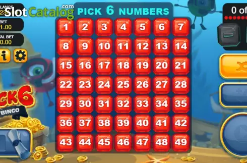 Скрин2. Pick 6 слот