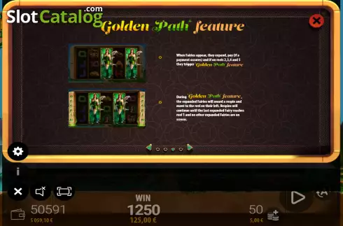 Скрин5. Fairy's Golden Path слот