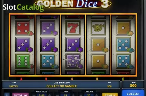 Скрин3. Golden Dice 3 слот
