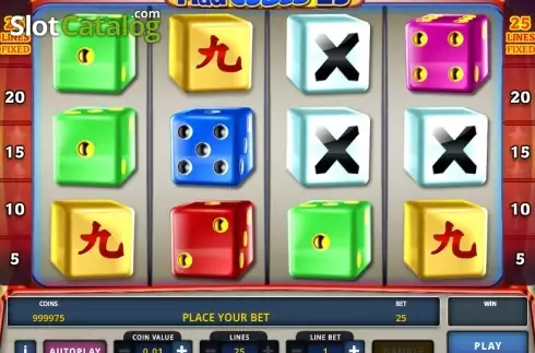 Скрин2. Mad Cubes 25 слот