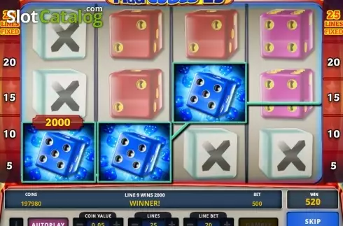 Скрин3. Mad Cubes 25 слот