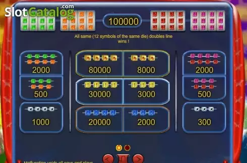 Скрин5. Mad Cubes 25 слот