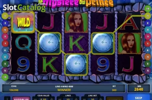 Скрин4. Le Mystere de Prince слот