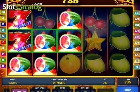 Скрин4. Fire Twenty Deluxe слот