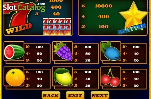 Скрин7. Fire Twenty Deluxe слот