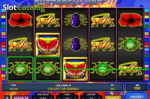 Скрин4. Butterfly Hot 20 слот
