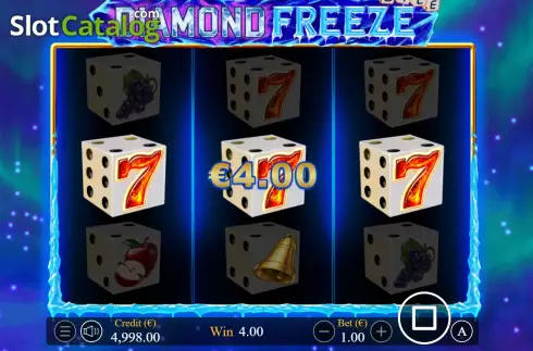 Скрин3. Diamond Freeze Dice слот