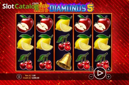 Скрин2. Hot Diamonds 5 слот
