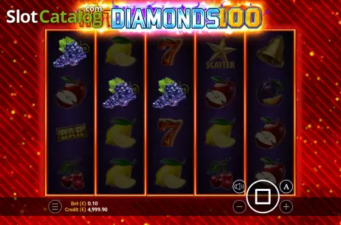 Скрин3. Hot Diamonds 100 слот