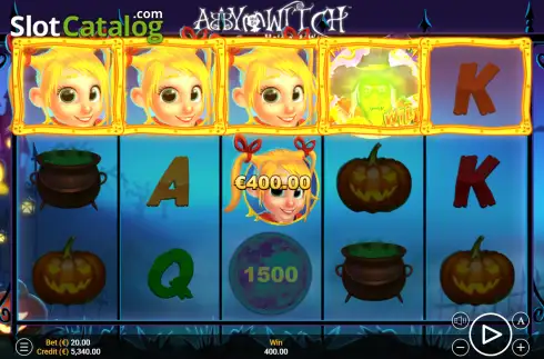 Скрин3. Abby and the Witch Hold and Win слот