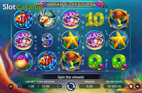Скрин2. Oceans Treasures слот