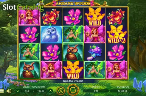 Скрин2. Arcane Woods слот