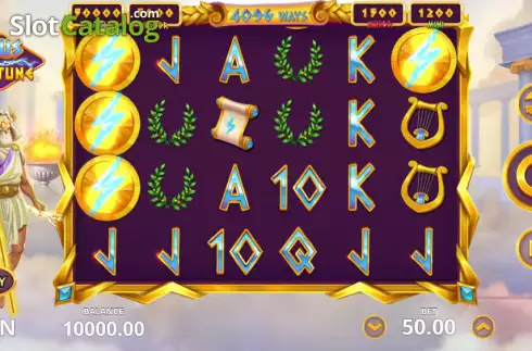 Скрин2. Zeus Fortune слот