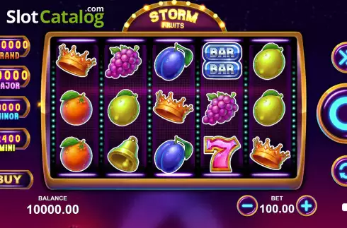 Скрин2. Storm Fruits слот