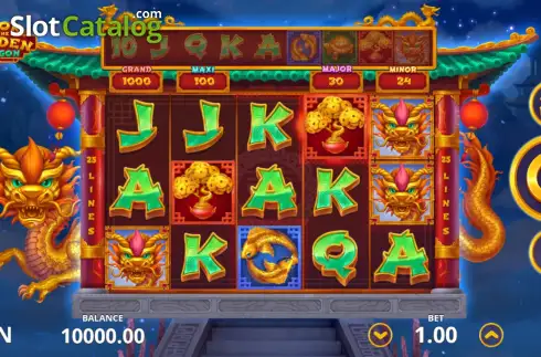 Скрин2. Book of the Golden Dragon слот