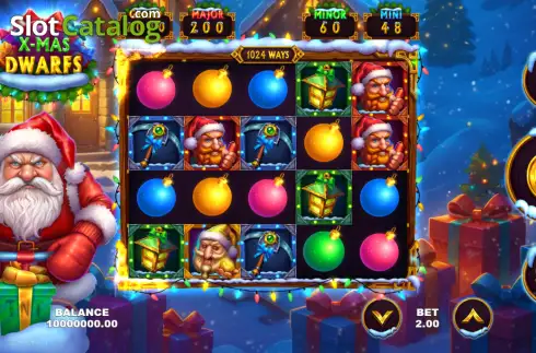 Скрин2. Xmas Dwarfs слот