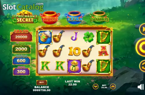 Скрин2. Leprechaun's Secret слот
