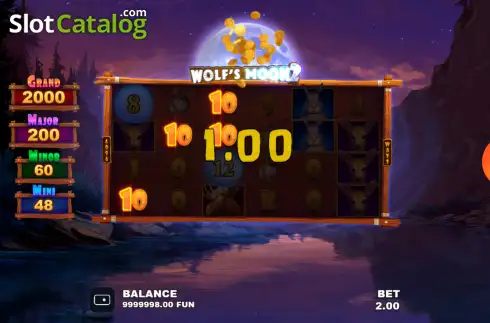 Скрин3. Wolf's Moon 2 слот
