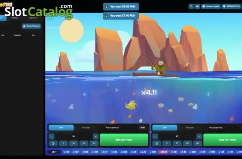 Скрин3. Lucky Fish (Abracadabra) слот