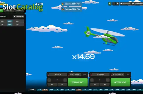 Скрин2. Lucky Helicopter слот