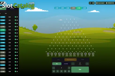 Скрин2. Golf Plinko слот