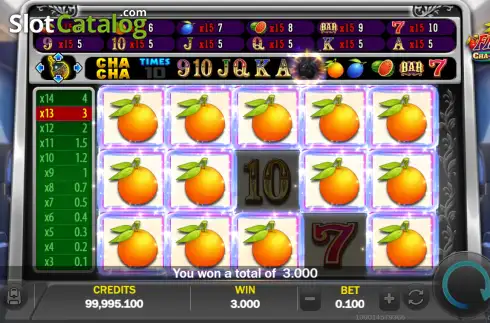 Скрин3. Fruit Cha-Cha-Cha (Acewin) слот
