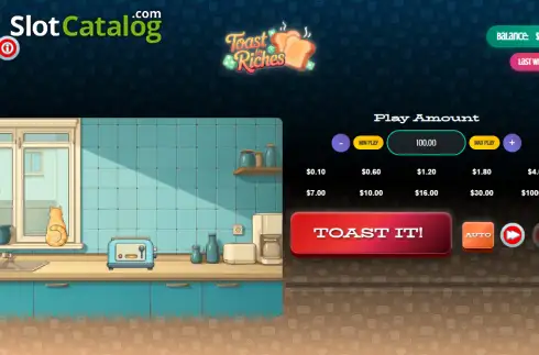 Скрин2. Toast to Riches слот