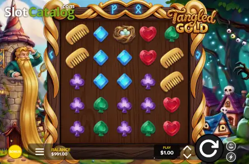 Скрин2. Tangled Gold слот