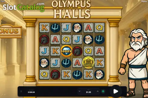 Скрин2. Olympus Halls слот