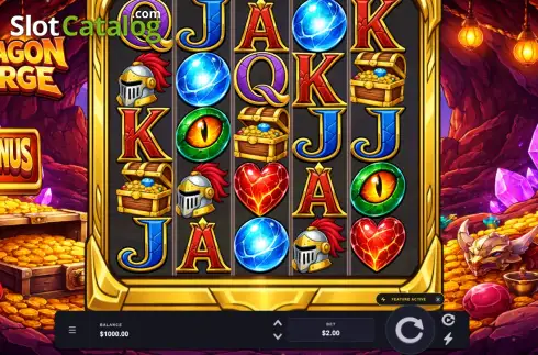 Скрин2. Dragon Forge слот