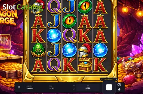 Скрин3. Dragon Forge слот