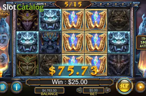 Скрин3. Ragnarok Thor's Last Stand слот