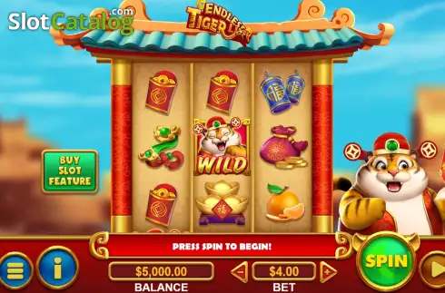 Скрин2. Endless Tiger Luck слот